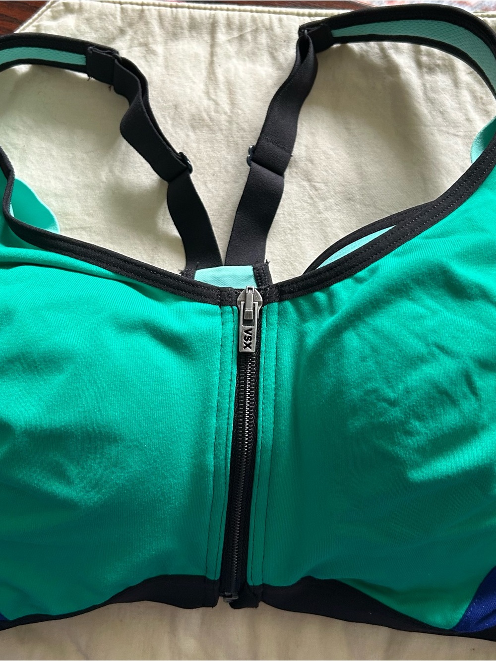 Victoria's Secret Green & Blue Sports Bra